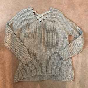 Oversized grey sweater